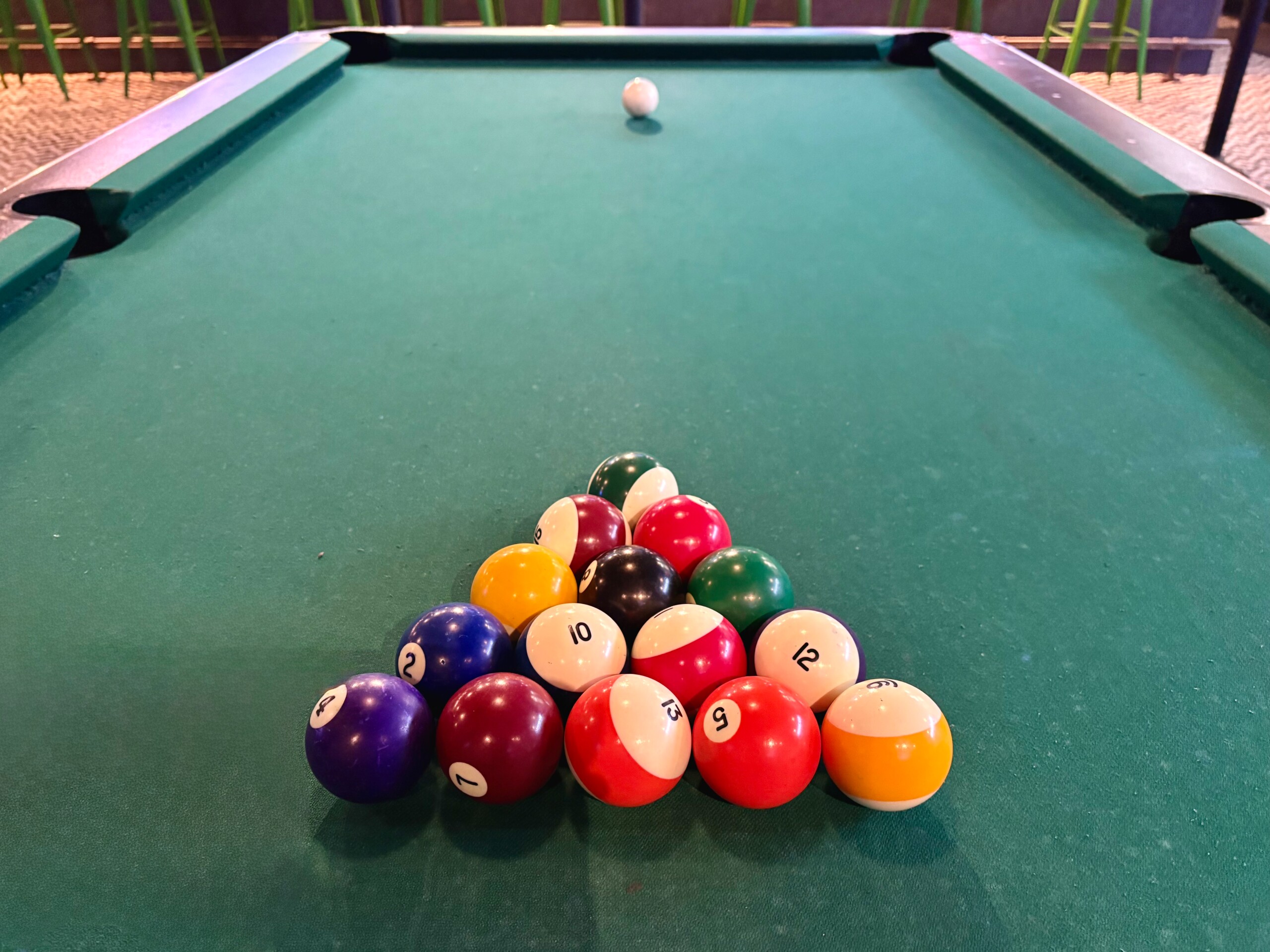 Billiard Balls - G Pub, Middle Table