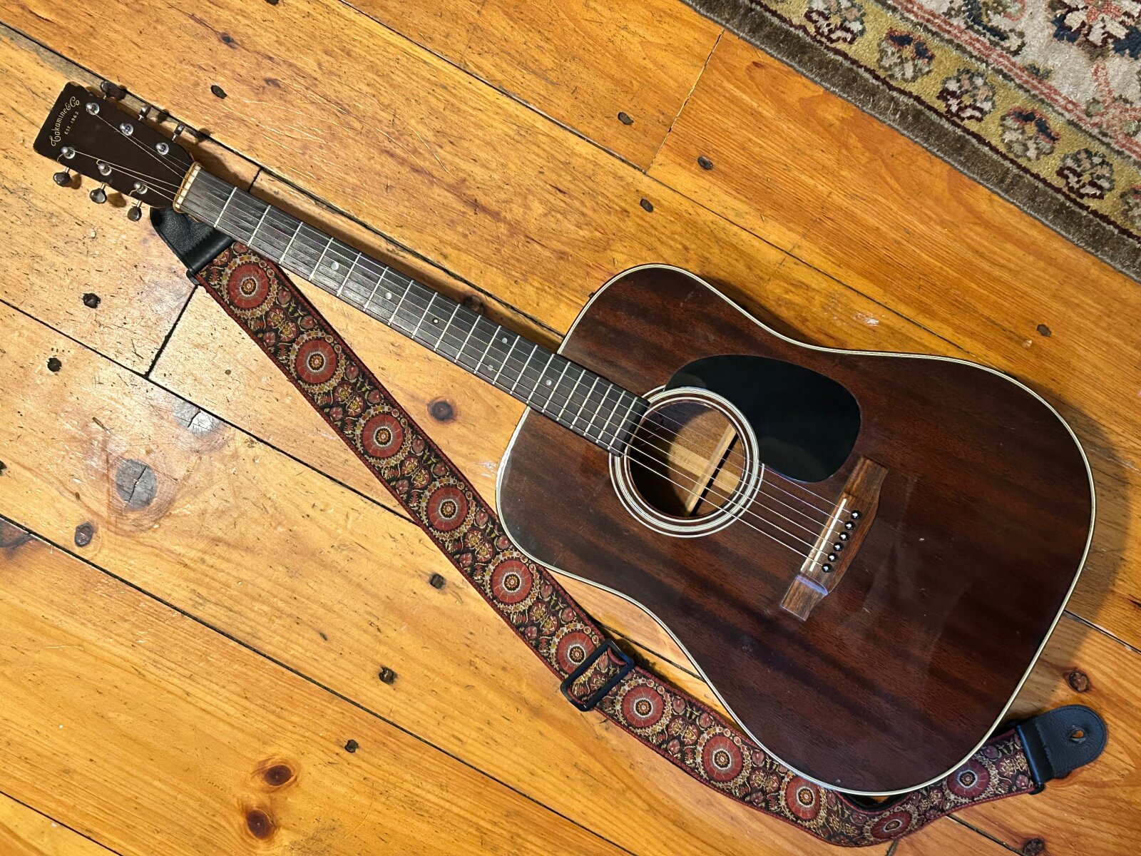 1978 Takamine F349 (Mahogany Martin dreadnaught copy)
