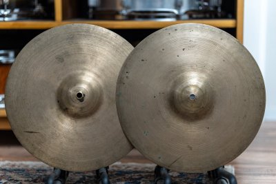 12" Zilco Hi-Hats, 1940s